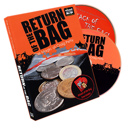 Return of The Bag (2 DVD set) by Craig Petty and World Magic Shop DVD