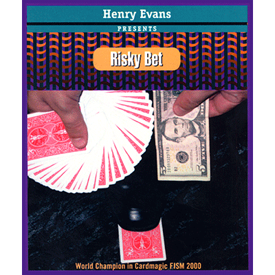 Risky Bet (Blue) (US Currency Gimmick and VCD) by Henry Evans