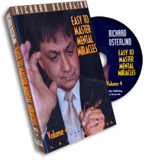 Easy to Master Mental Miracles #4 by Richard Osterlind and L&L DVD