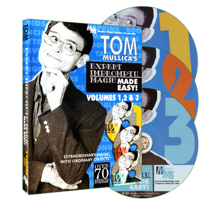 Tom Mullicas Impromptu Magic 3 Disc Combo by Murphys Magic Supplies DVD