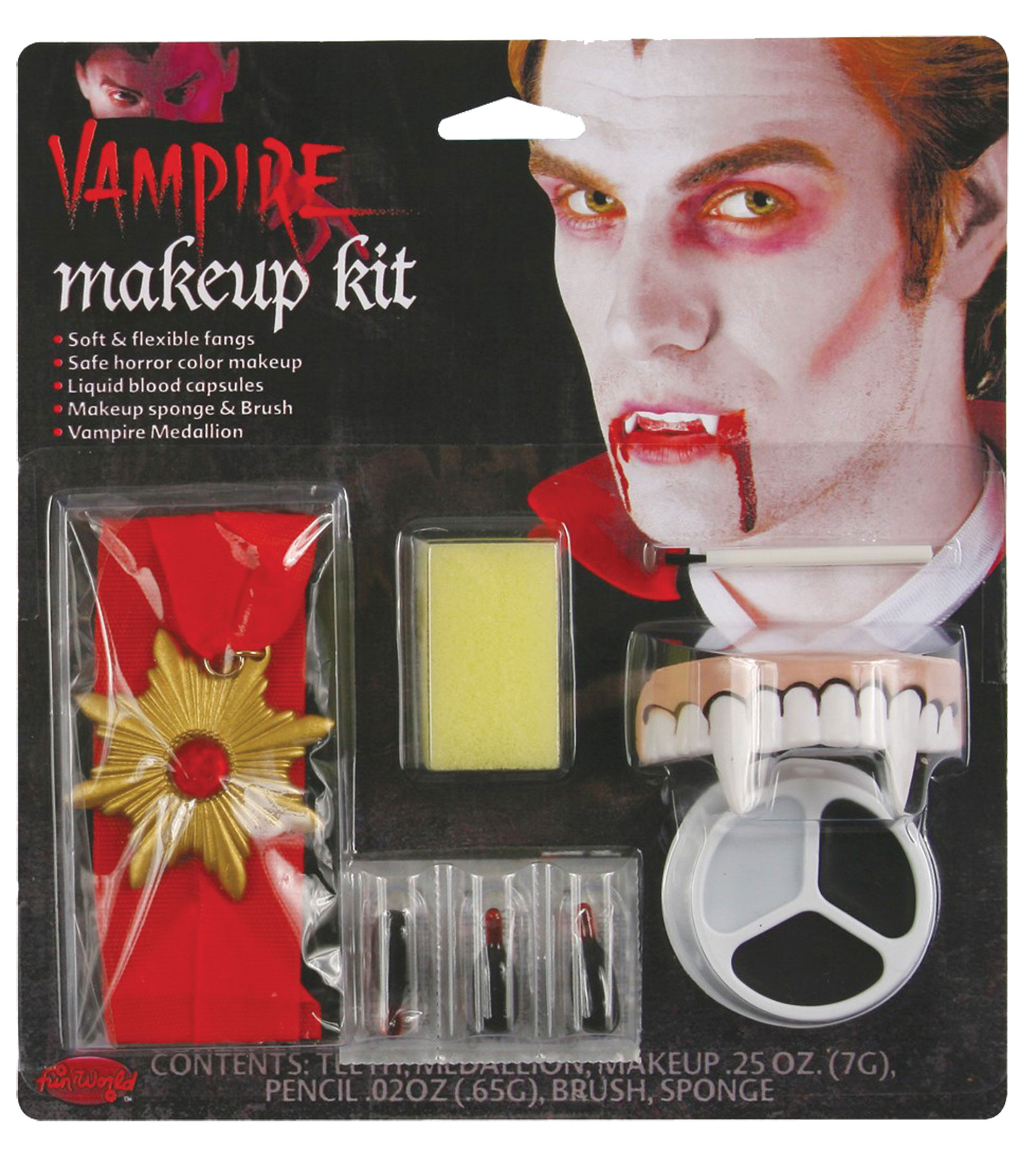 Living Nightmare Vampire Makeup Kit by Fun World