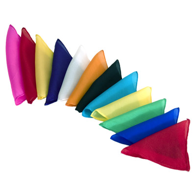 Silks 6 inch 12 Pack (Assorted) Magic by