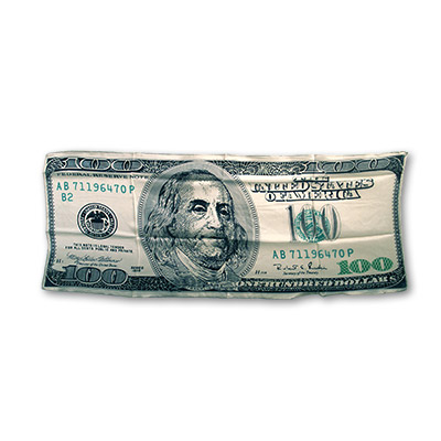 $100 bill Silk 36 inch by Magic by Gosh Trick