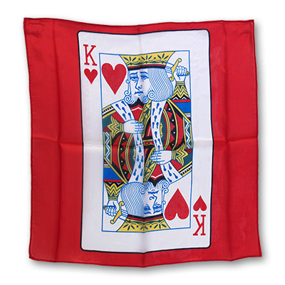 Silk 18 inch King of Hearts Card from Magic by Gosh Trick