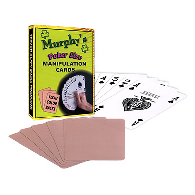 Manipulation Cards(POKER SIZE/ FLESH COLOR BACKS)by Trevor Duffy Trick