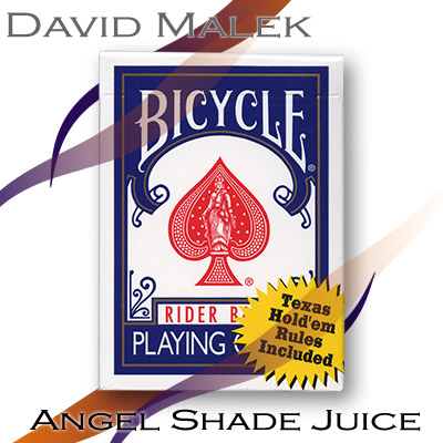 Marked Deck (Blue Bicycle Style Angel Shade Juice) by David Malek Trick