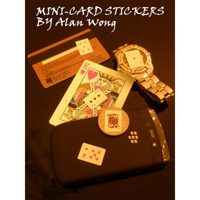 Mini Card Stickers (12 sheets) by Alan Wong Trick