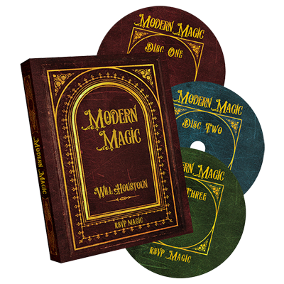 Modern Magic (3 DVD set) by Will Houstoun and RSVP Magic DVD