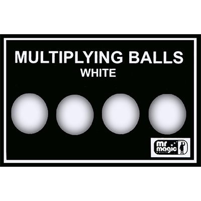 Multiplying Balls (White Plastic) by Mr. Magic Trick