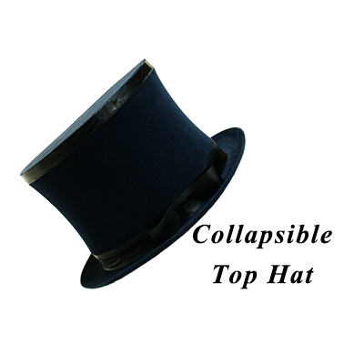 Top Hat Collapsible Premium Magic (Black) Trick