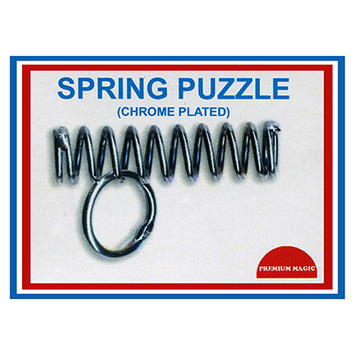 Spring Puzzle (Chrome Plated) by Premuim Magic Trick