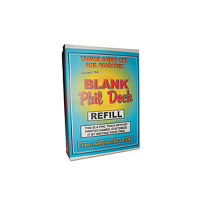 Refill for Blank Phil Deck by Trevor Duffy Tricks
