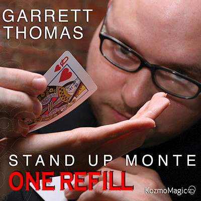 Refill for Stand Up Monte (Bicycle) by Garrett Thomas & Kozmomagic Tricks