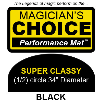 Super Classy Close Up Mat (BLACK 34 inch) by Ronjo Trick