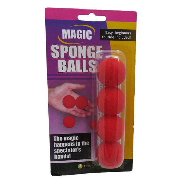 Sponge Balls Red 1 1/4 inch by Trickmaster