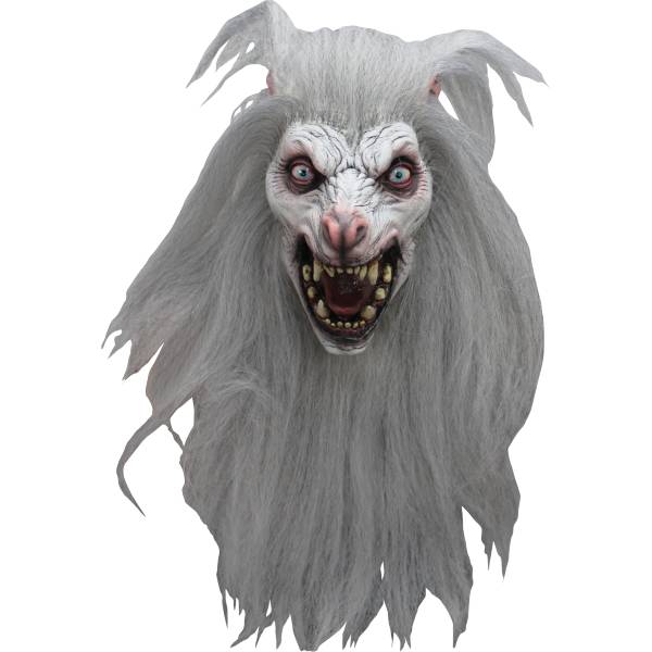 White Moon Werewolf Mask