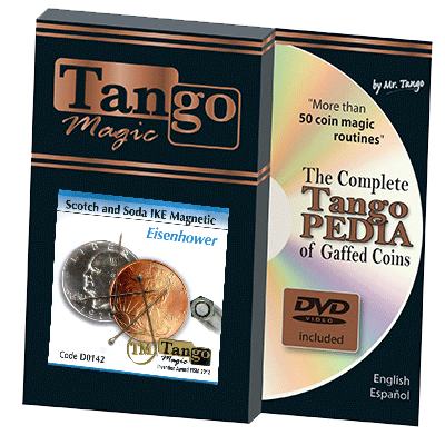 Eisenhower Scotch and Soda IKE Magnetic (w/DVD) (D0142) by Tango Tricks