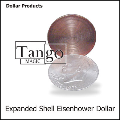 Expanded Eisenhower Dollar Shell (w/DVD)(D0009) by Tango Trick