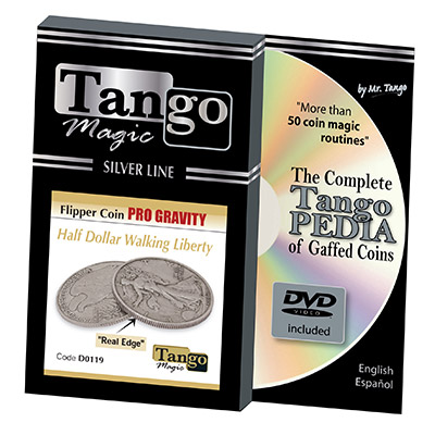 Tango Silver Line Flipper Pro Gravity Walking Liberty (w/DVD) (D0119) by Tango Trick