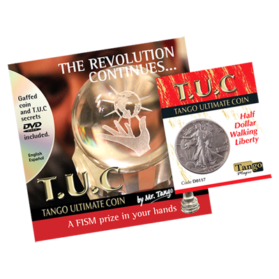 Tango Silver Line T.U.C. (D0117) Walking Liberty Half Dollar (w/DVD) by Tango Trick